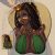 Original Character African Goddess 3D Wrist Rest Oppai Mouse Pad AZ0197MWA