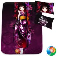 Hell Girl Ai Enma Anime Bed Sheet or Duvet Cover