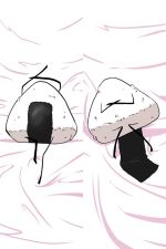 The Sexy Onigiri Rice Ball Hugging Pillow Dakimakura Cover