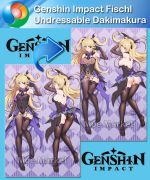 Genshin Impact Fischl Undressable Dakimakura Hugging Body Pillow Cover