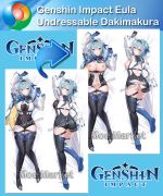Genshin Impact Eula Undressable Dakimakura Hugging Body Pillow Cover