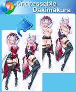 Arknights Endfield Mi Fu Undressable Dakimakura Hugging Body Pillow Cover
