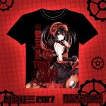 Date A Live Full Color T-Shirt Black Tee