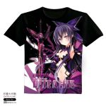 Date A Live Full Color T-Shirt Black Tee