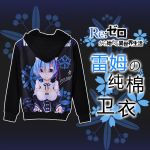 Re:Zero REM Full Color Zip-Up Hoodie Sweatshirt