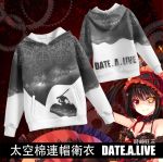 Date A Live Full Color Pullover Hoodie Sweatshirt
