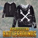 PlayerUnknown's Battlegrounds Full Color Pullover Hoodie Sweatshirt