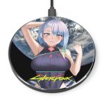 Cyberpunk 2077 Lucy Lucyna Kushinada Qi Wireless Charger