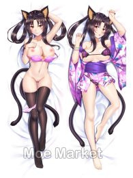 High School DxD Kuroka Dakimakura Hugging Pillow Cover