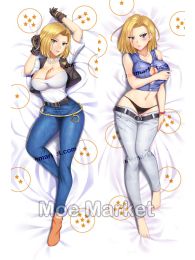 DragonBall Z Android 18 Dakimakura Hugging Pillow Cover