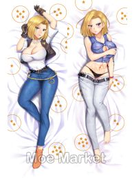 DragonBall Z Android 18 Dakimakura Hugging Pillow Cover