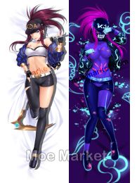 League of Legends Akali K/DA Skin Dakimakura Hugging Pillow Cover