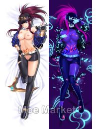 League of Legends Akali K/DA Skin Dakimakura Hugging Pillow Cover