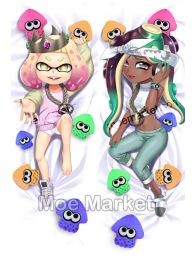 Splatoon 2 Marina and Pearl Dakimakura Hugging Pillow Cover
