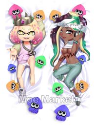 Splatoon 2 Marina and Pearl Dakimakura Hugging Pillow Cover
