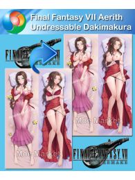 Final Fantasy VII Remake Aerith Gainsborough Undressable Dakimakura Hugging Body Pillow Cover