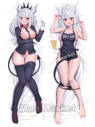 Helltaker Lucifer Dakimakura Hugging Body Pillow Cover Helltaker Lucifer Dakimakura Hugging Body Pillow Cover