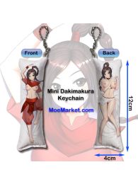Avatar:The Last Airbender Ty Lee Mini Dakimakura Keychain Phone Strap
