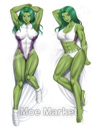 Marvel She-Hulk Dakimakura Hugging Body Pillow Cover