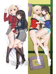 Lycoris Recoil Chisato Nishikigi & Takina Inoue Dakimakura Hugging Body Pillow Cover