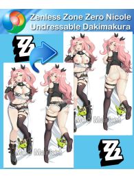 Zenless Zone Zero Nicole Demara Undressable Dakimakura Hugging Body Pillow Cover