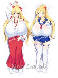 Chichi Miko!! Chichiizumi Kyouka Dakimakura Hugging Body Pillow Cover