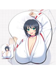 Chichi Miko!! Chichiizumi Shuuka 3D Wrist Rest Oppai Mouse Pad