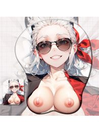 Helltaker Justice 3D Wrist Rest Oppai Mouse Pad