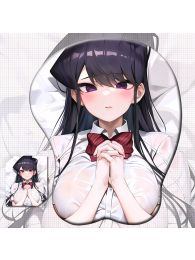 Komi Can't Communicate Komi Shoko 3D Wrist Rest Oppai Mouse Pad