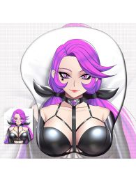 FreeStyle 2 Violet 3D Wrist Rest Oppai Mouse Pad