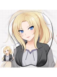Project JPDE Jack 3D Wrist Rest Oppai Mouse Pad
