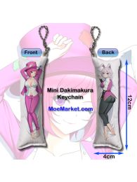 Project JPDE Evelyn Damerot Mini Dakimakura Keychain Phone Strap