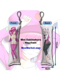 Project JPDE Evelyn Damerot Mini Dakimakura Keychain Phone Strap
