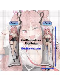 Blue Archive Yozakura Kirara Mini Dakimakura Keychain Phone Strap