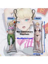 Plus-Sized Elf Erufuda Mini Dakimakura Keychain Phone Strap