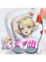 Plus-Sized Elf Erufuda 3D Wrist Rest Oppai Mouse Pad