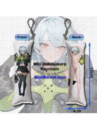 Zenless Zone Zero Anby Demara Mini Dakimakura Keychain Phone Strap Zenless Zone Zero Anby Demara Mini Dakimakura Keychain Phone Strap