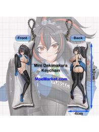 Zenless Zone Zero Zhu Yuan Mini Dakimakura Keychain Phone Strap