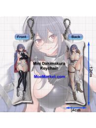 Azur Lane USS Pittsburgh Mini Dakimakura Keychain Phone Strap