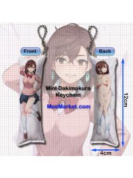 Dandadan Momo Ayase Mini Dakimakura Keychain Phone Strap