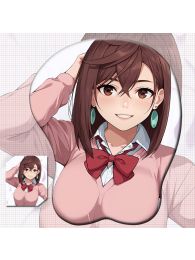 Dandadan Momo Ayase 3D Wrist Rest Oppai Mouse Pad