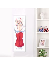 Chichi Miko!! Matsushita Ririka Life-Size Fabric Wall Scroll