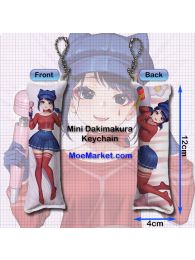 MiSide Cool Mita Cappie Mini Dakimakura Keychain Phone Strap