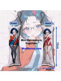 MiSide Mila Mini Dakimakura Keychain Phone Strap