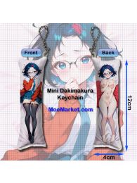 MiSide Mila Mini Dakimakura Keychain Phone Strap