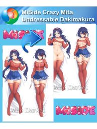 MiSide Crazy Mita Undressable Dakimakura Hugging Body Pillow Cover