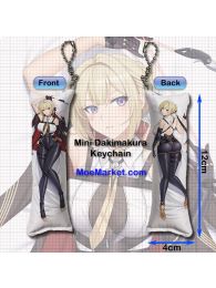 Zenless Zone Zero Evelyn Chevalier Mini Dakimakura Keychain Phone Strap