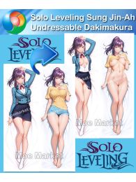 Solo Leveling Sung Jin-Ah Undressable Dakimakura Hugging Body Pillow Cover