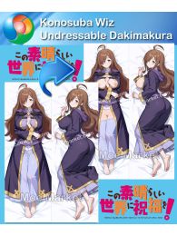 KonoSuba Wiz Undressable Dakimakura Hugging Body Pillow Cover