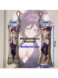 Hell's Paradise Yuzuriha Mini Dakimakura Keychain Phone Strap